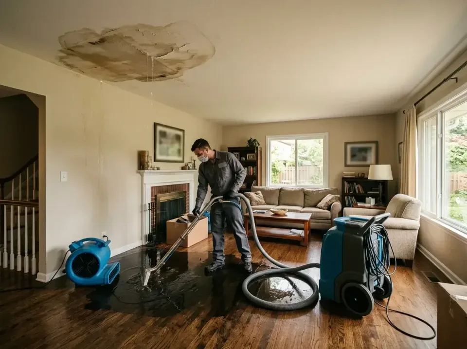 attic-pipe-burst-ceiling-drip-008 — frequently asked questions, Water Damage Restoration & Carpet Care in Greensburg, PA